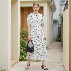 [이프네] 도트 티어드 롱 원피스 (DN3WOP01)