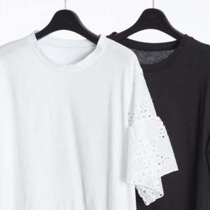 펀칭 여성큰옷 반팔티 306E480S 빅사이즈미시옷 빅사