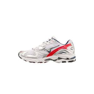 미즈노 MIZUNO (공용) 웨이브 라이더 10 - 화이트 인시냐 블루 하이 리스크 레드 D1GA210408 448266