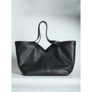 생로랑 스몰 Y 그레인드 가죽 토트백 835274 AAEB3 1000