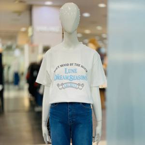 [클리지]라운드 박시핏 레터링 반팔 티셔츠 CQ3WTS20