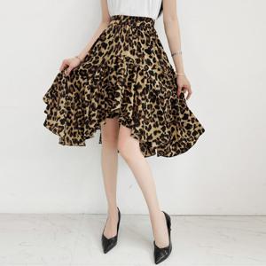 [금찌]금찌 머스트 레오파드 언발 스커트 SK3258