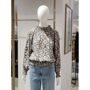 [에꼴드파리]MARIO(미센스)플라워 프린트 스모킹 블라우스 04MB52BLMD04Z