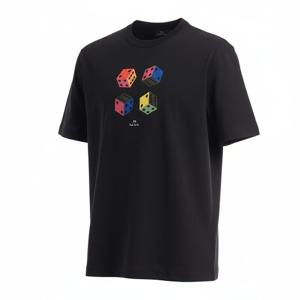 PAUL SMITH 26SS 다이스 프린트 캐주얼 핏 반팔 티셔츠 (M2R 220X VP5588 79)