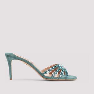 아쿠아주라 테킬라 크리스탈 장식 스웨이드 샌들 TQLMIDM0SUE L