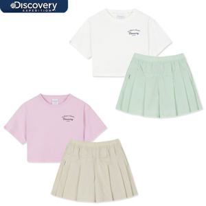 디스커버리키즈 DKAZ21063 여아 반팔티+우븐 팬츠 SET
