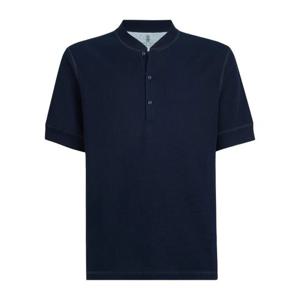 브루넬로쿠치넬리 세라피노 MC 헨리 버튼 플래킷 티셔츠 MW8661