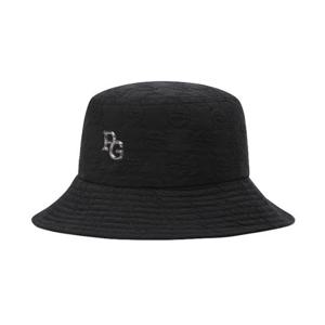 파리게이츠골프모자 PQS 521D3CPA02_BK 여성 스마일 퀼팅 버킷햇