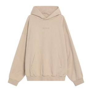 발렌시아가 로고 자수 코튼 후드 티셔츠 767877TSVP1 9661