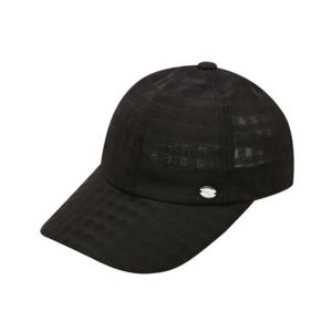 헤지스골프  블랙 여성 그리드 H 심볼 볼캡(HWHE6E103BK)