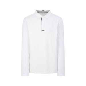 헤지스골프  베이지 남성 소매 냉감 하이브리드 티셔츠(HUTS6B312OW)