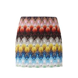 미소니 숏 스커트 DS26SH1UBR015J SMSNV MULTI