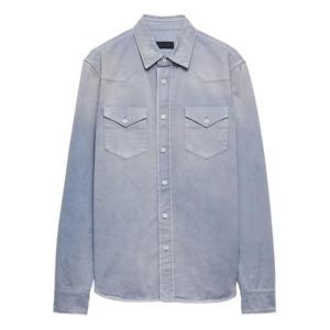 프라다 긴팔 셔츠 GEC115SOOO18PF F0E1Y BLUE