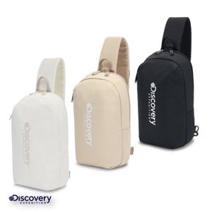 디스커버리 23년 DXSG3113N 공용 애슬레저 로고프린트 슬링백