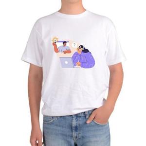 [주식회사 브이와이][JHP1OT01_51HD]반팔티 비대면수업 온라인수