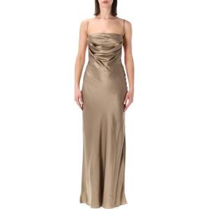 생로랑 미디 원피스 838025Y7G27 9483 SABLE BEIGE