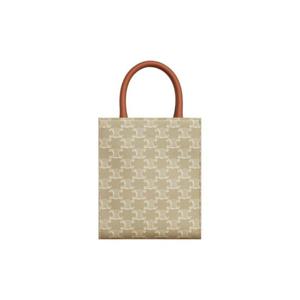 셀린느 미니 버티컬 카바스 트리옹프 캔버스 카프스킨 그레지 194372FLB-02GR