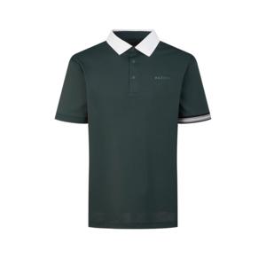 헤지스골프  그린 남성 피케 반팔 카라 티셔츠(HUTS6B301E3)