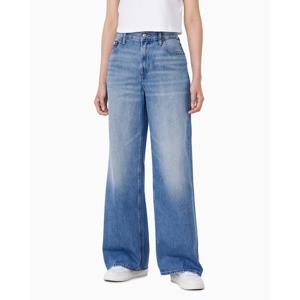 여성 로우라이즈 배기핏 미드블루 썸머텐셀 데님(47C727G)