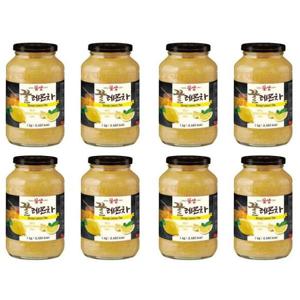 꿀레몬차 꽃샘 1kg 8개