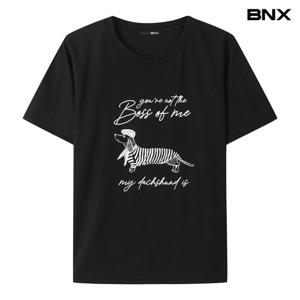 [BNX]강아지 프린팅 반팔 티셔츠 (BY2TS006L0)