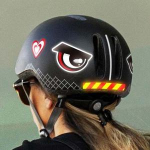 고휘도 자동차스티커 반사 앵그리왕눈이6 130x97mm 고휘도