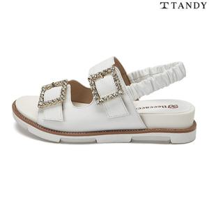 [탠디] 여성 비즈장식 샌들 (굽 4CM) 820052_C-1123 화이트