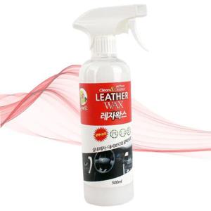 클린앤클리너 실내레자왁스 500ml -화이트 레몬향