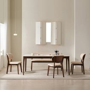 [삼익가구]시에나 포세린 통세라믹 6인용 원목 식탁 1800 테이블