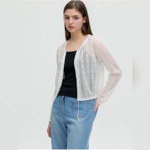 [올리브데올리브]넥 리본 타이 스카시 가디건 OK5MD4300