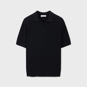 [에디션앤드지]26 S/S 리브드 오픈카라넥 니트(NEG2ET1924)