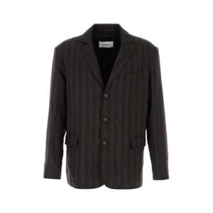 살바토레 페라가모 자켓 145443793130 EXPRESSONEWNAVY Stripped