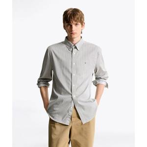 타미힐피거 TOMMY HILFIGER [Asian regular fit] 포플린 스트라이프 셔츠 (T12F6WSH011MT20CD) T12F6WSH011MT20CD 453983