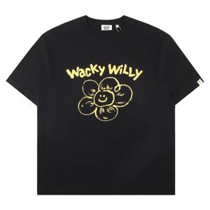 와키윌리 시그니처 빅릴리 반팔티셔츠 WA2602ST03BK