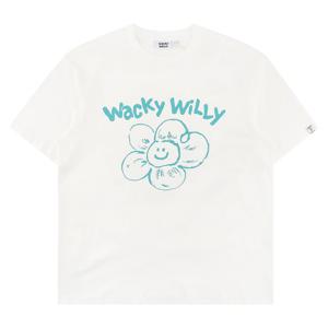 와키윌리 시그니처 빅릴리 반팔티셔츠 WA2602ST03WH