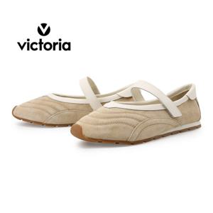 빅토리아 아스터 발레리나 스웨이드 (1159107-BEIGE)