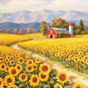 퍼즐1000 1000피스 해바라기들판 직소퍼즐 PL1361