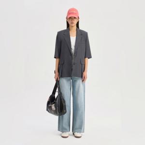 [럭키슈에뜨]폴리 반소매 싱글 자켓 LQJAX26600