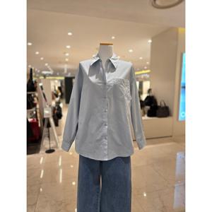 [에이비에프지]포켓자수 카라넥 루즈핏 면셔츠 AGNA5QB01G