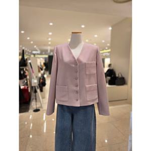 [에이비에프지]노카라넥 쓰리포켓 트위드자켓 AGNA1QJ06C