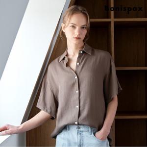 [보니스팍스]루즈핏 데일리 반팔 카라 셔츠 (XQ2BA003L0)