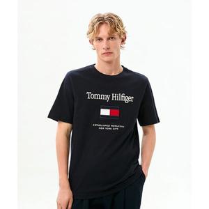 타미힐피거 TOMMY HILFIGER 플래그 엠브로 티셔츠 (T12G0TPO300MT1DW5) T12G0TPO300MT1DW5 454468