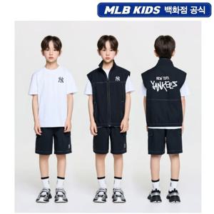[MLB키즈]스트릿 베이직 집업조끼 3 세트(7AS1B0163)