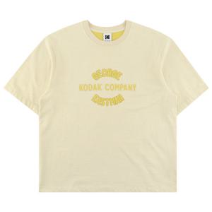 코닥 코닥컴퍼니 투톤 반팔 티셔츠 K6223LRS40IVR