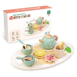(가베가족) 꼬뺑 애프터눈 티 놀이세트 KS6233