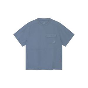 노르디스크 NORDISK 휘게에어 스몰 폴라베어 우븐 반팔티셔츠 - M_SMOKEY BLUE OMM26271SQ 407219
