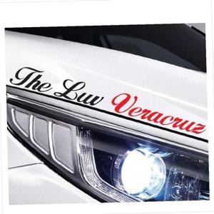 D24 베라크루즈호환 흘림체 슬로건 로고 데칼스티커