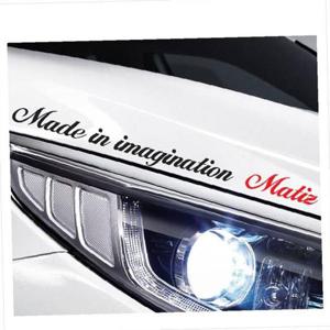 D24 마티즈호환 흘림체 슬로건 로고 데칼스티커