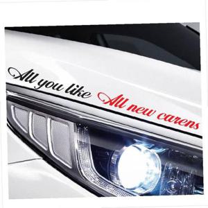 D24 올뉴카렌스호환 흘림체 슬로건 로고 데칼스티커