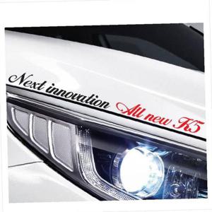 D24 올뉴K5호환 흘림체 슬로건 로고 데칼스티커